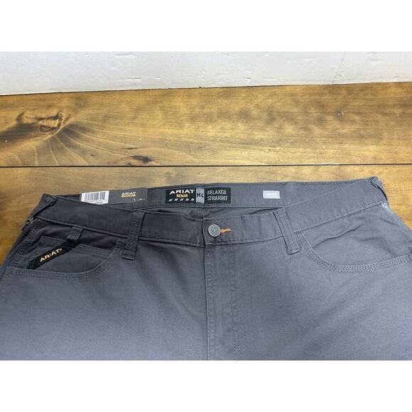 Ariat Rebar Work M4 DuraStretch Gray Made Tough Pant 10030250 Size 40x36 - Picture 4 of 15